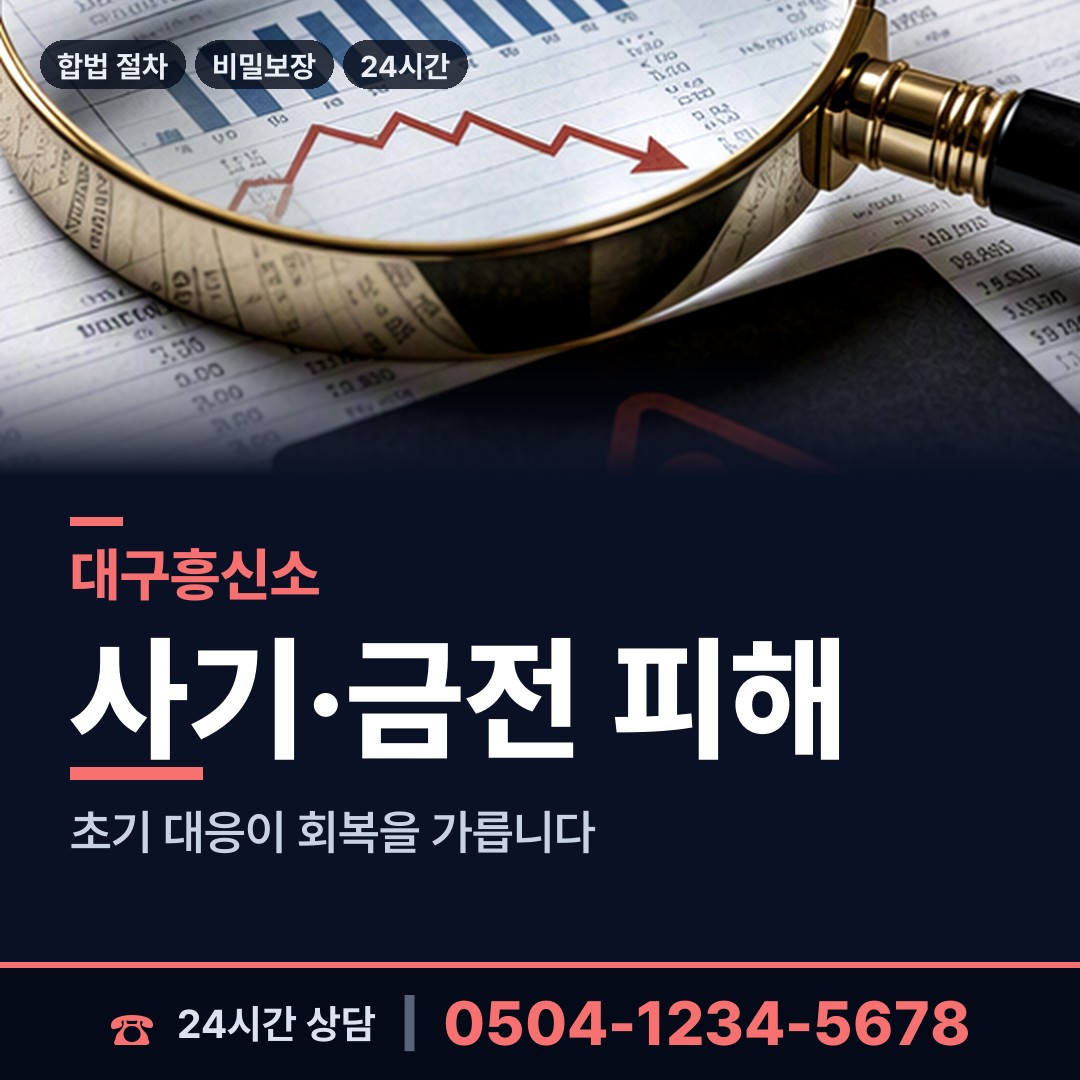 대구 상동 탐정사무실 상담 안내